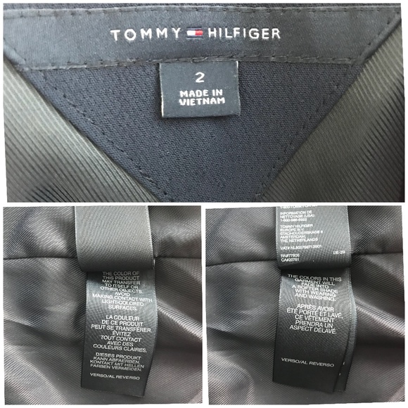 Tommy Hilfiger | Navy & Red Piped Blazer - Picture 8 of 8